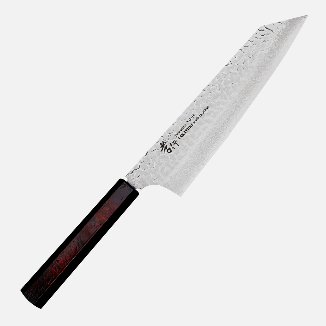 Kengata 19 cm Sakai Takayuki Nanairo Ebony Wine VG-10 Damascus