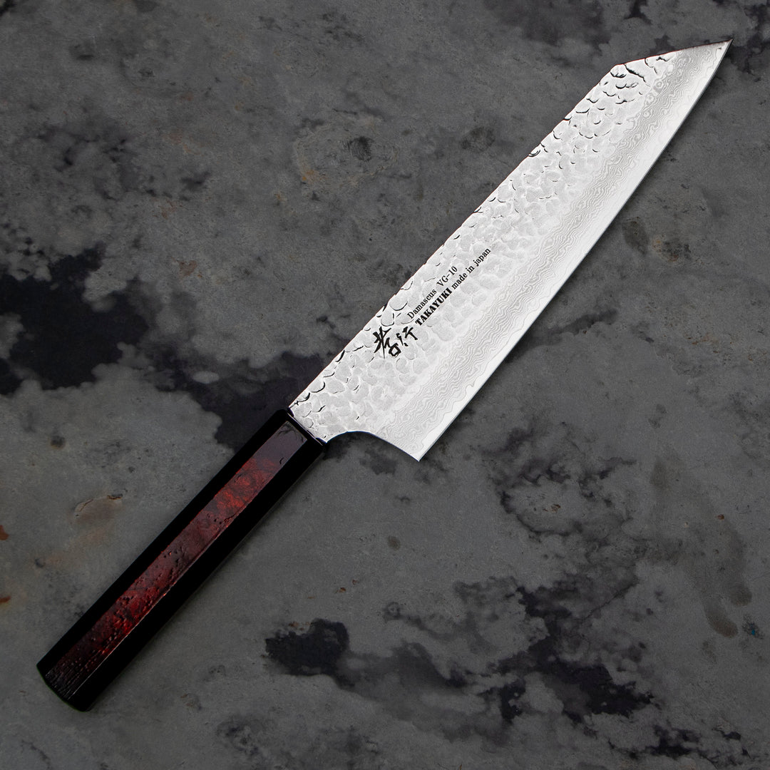 Kengata 19 cm Sakai Takayuki Nanairo Wine VG-10 Damascus