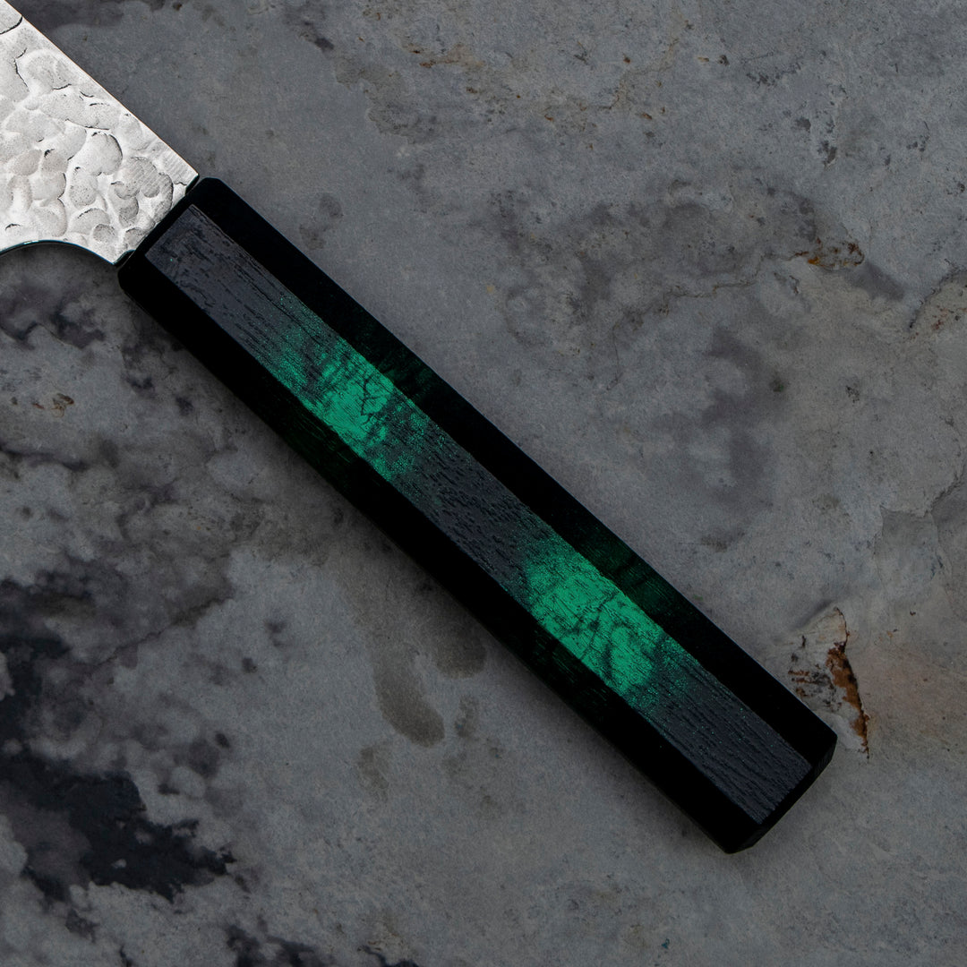 Kengata 19 cm Sakai Takayuki Nanairo Green VG-10 Damascus