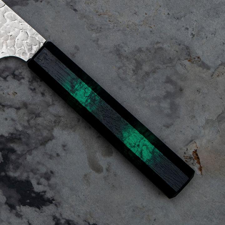 Kengata 19 cm Sakai Takayuki Nanairo Green VG-10 Damascus