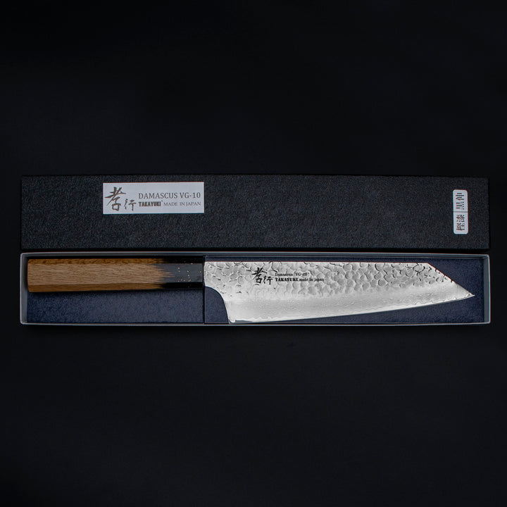 Kengata 19 cm Sakai Takayuki Urushi Kokushin VG-10 Damascus