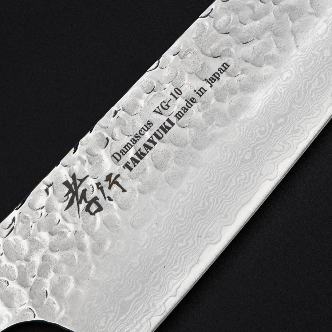 Kengata 19 cm Sakai Takayuki Urushi Saiseki VG-10 Damascus