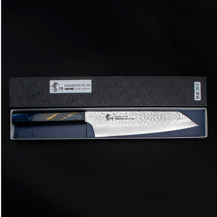 Kengata 19 cm Sakai Takayuki Urushi Saiu VG-10 Damascus