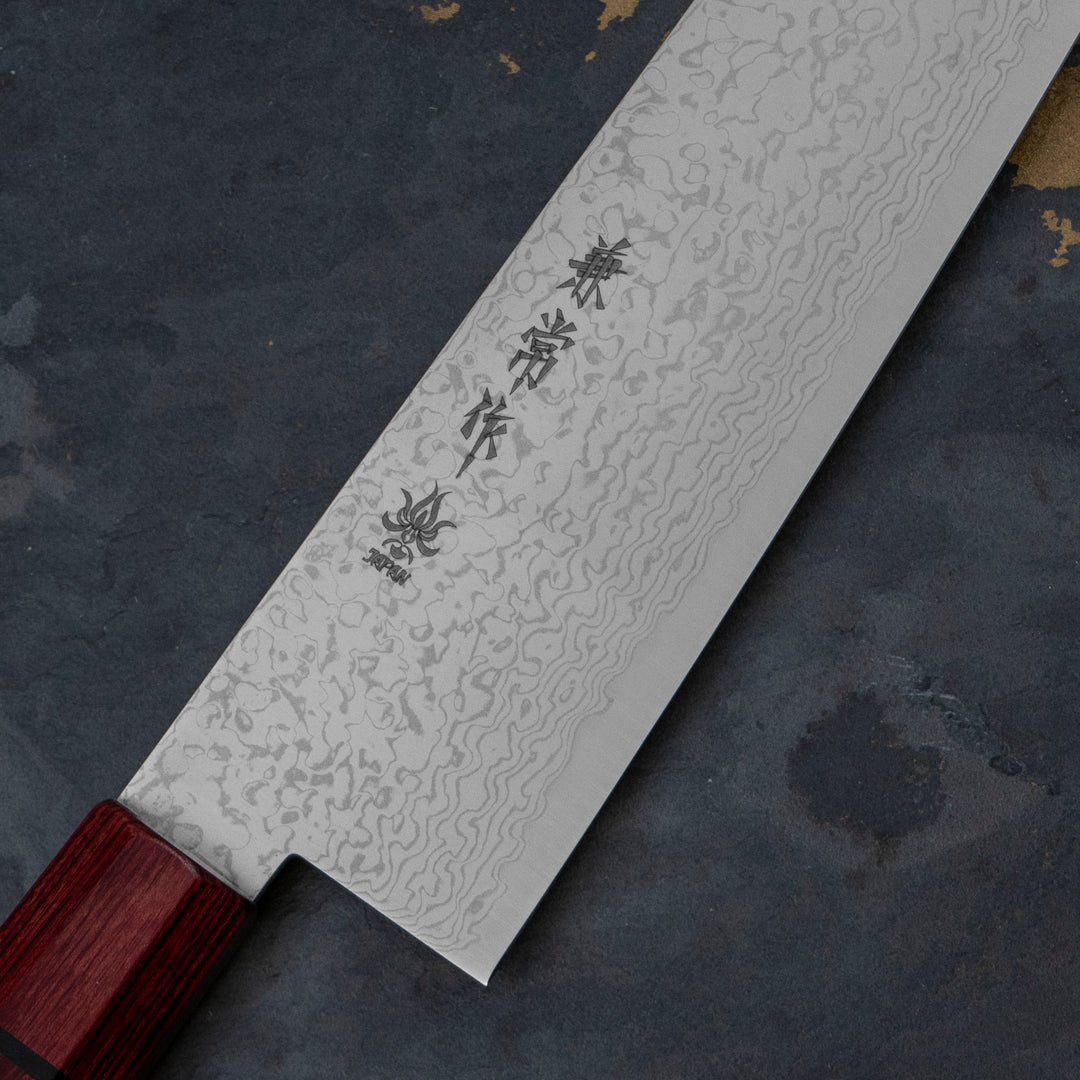 Kiritsuke Gyuto 21 cm Seki Kanetsune Minamo-kaze ZA-18 Damascus