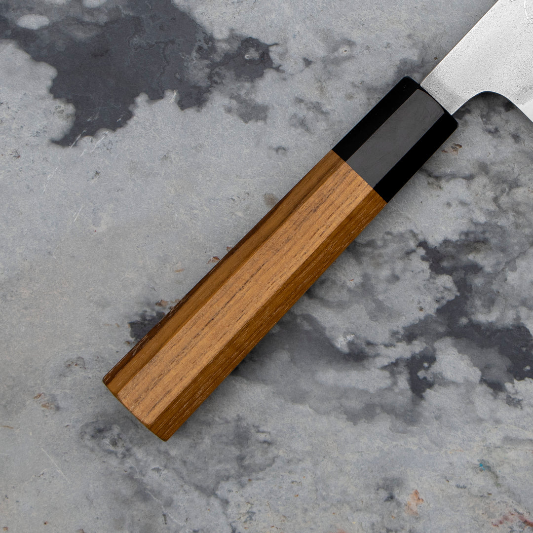 Kiritsuke Gyuto 24 cm Yoshikane Shirogami#2/SS Nashiji