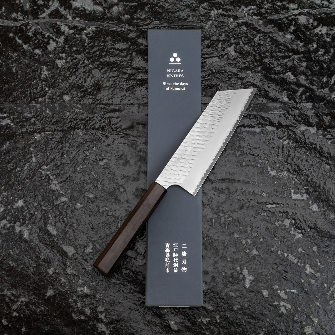 Kiritsuke Nakiri 17 cm Nigara Hamono SG2 Migaki