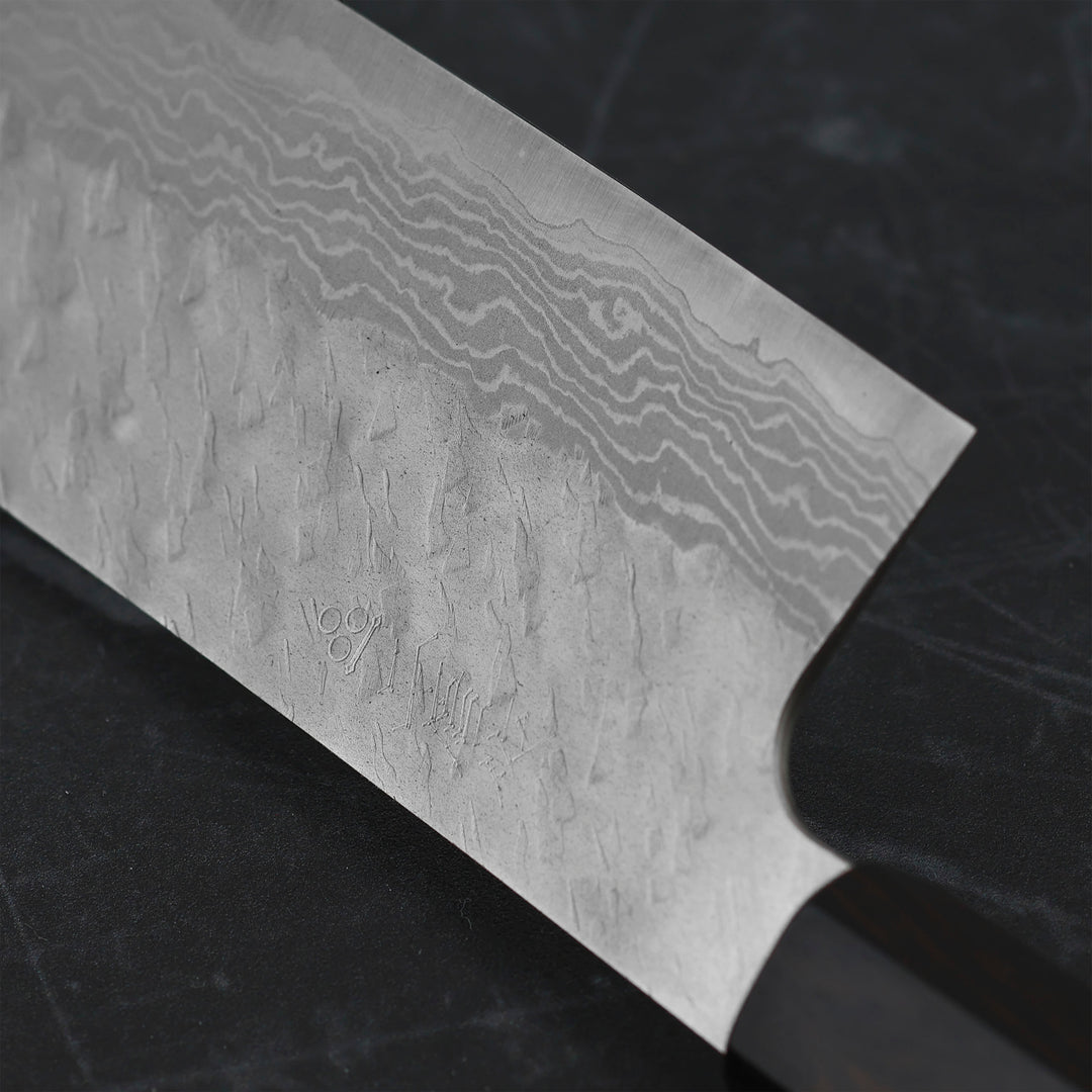 Nakiri 16,5 cm Nigara Hamono VG-10 Damascus