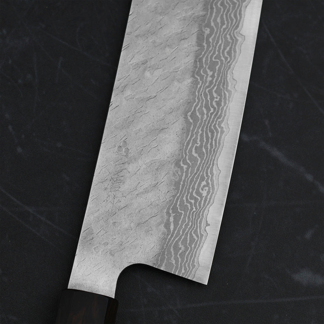 Nakiri 16,5 cm Nigara Hamono VG-10 Damascus