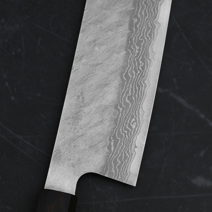 Nakiri 16,5 cm Nigara Hamono VG-10 Damascus