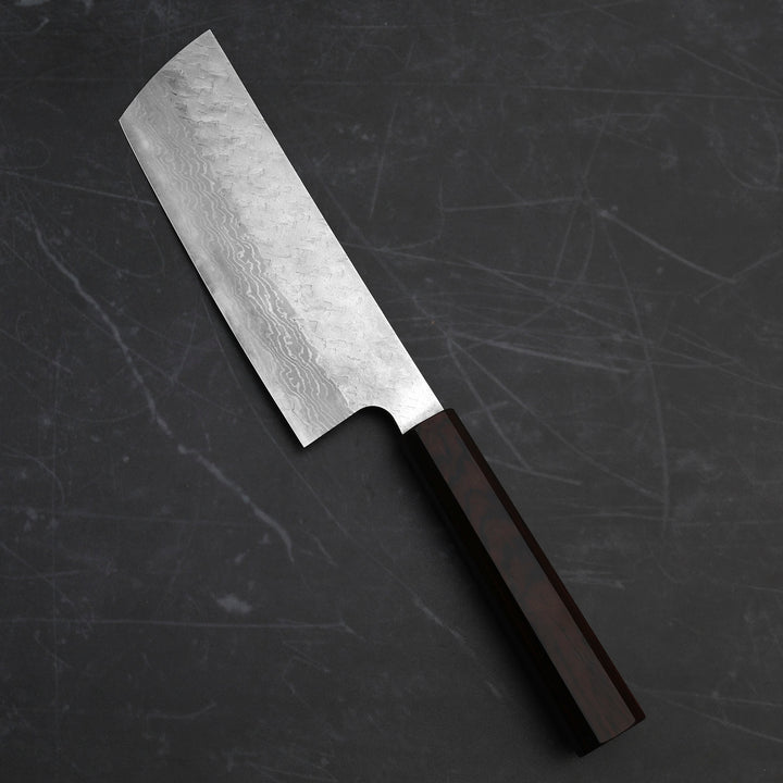 Nakiri 16,5 cm Nigara Hamono VG-10 Damascus