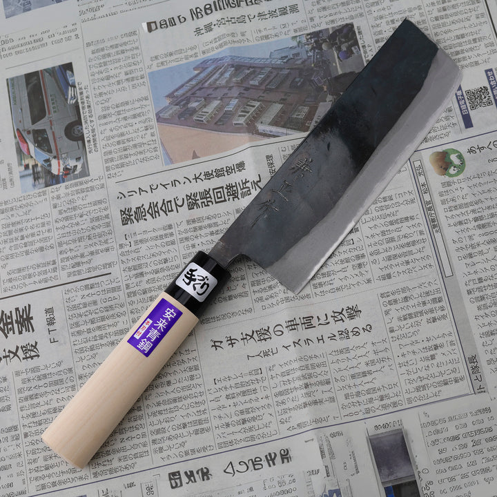 Nakiri 16,5 cm Seki Kanetsune Aogami#2/Iron
