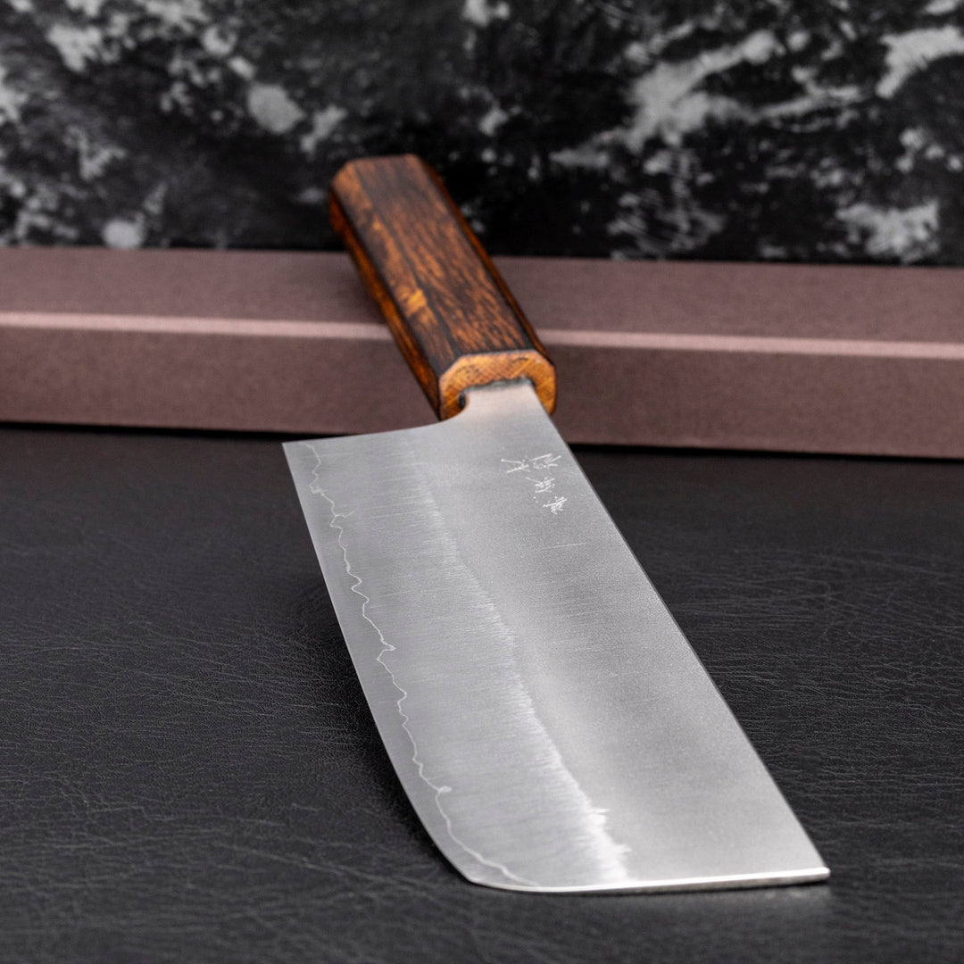 Nakiri 16,5 cm Yoshimi Kato Nashiji Ginsan/SS