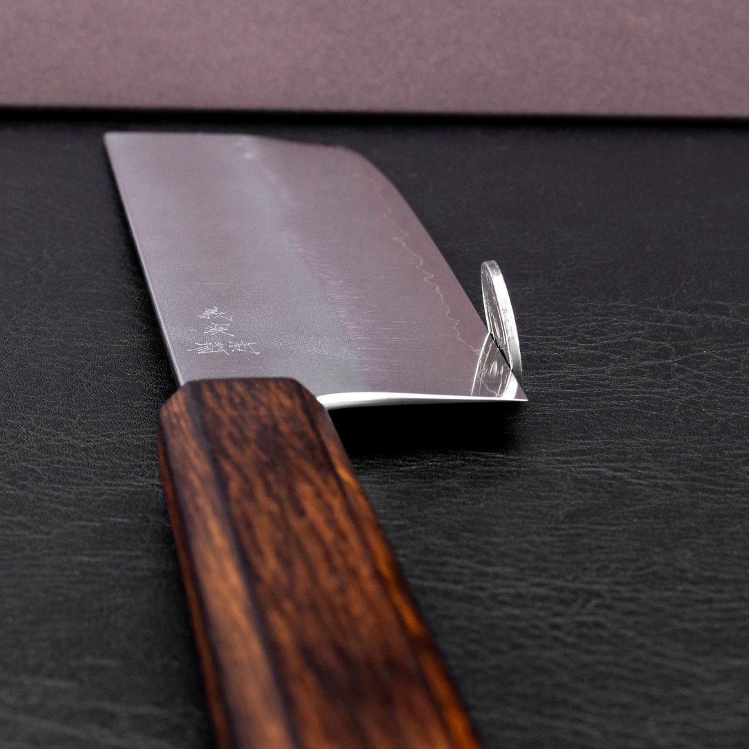 Nakiri 16,5 cm Yoshimi Kato Nashiji Ginsan/SS
