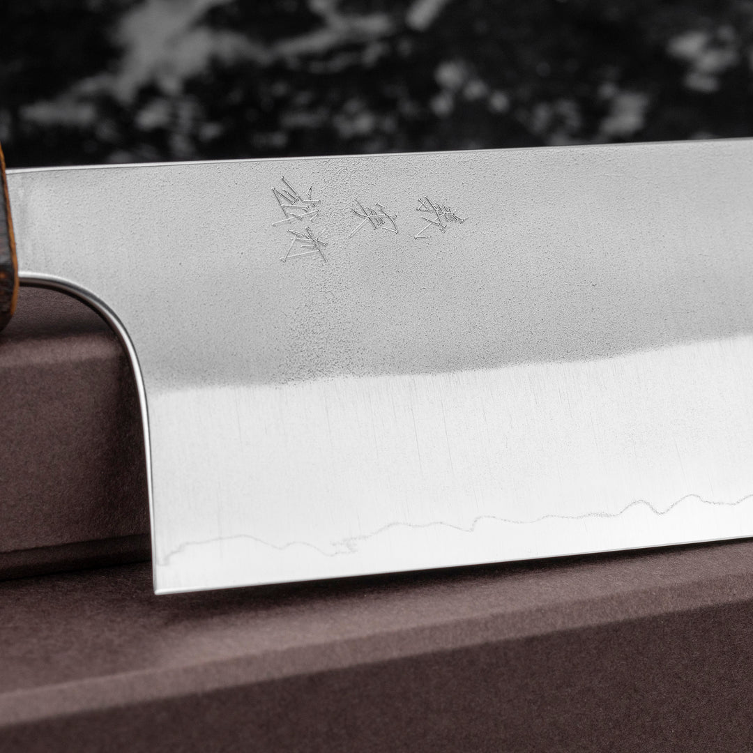 Nakiri 16,5 cm Yoshimi Kato Nashiji Ginsan/SS