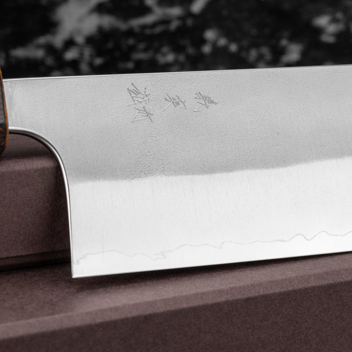 Nakiri 16,5 cm Yoshimi Kato Nashiji Ginsan/SS