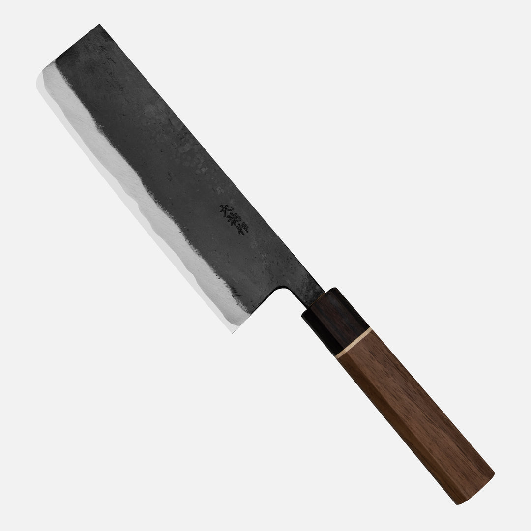 Nakiri 17 cm Daisuke Nishida Shirogami#1/Iron