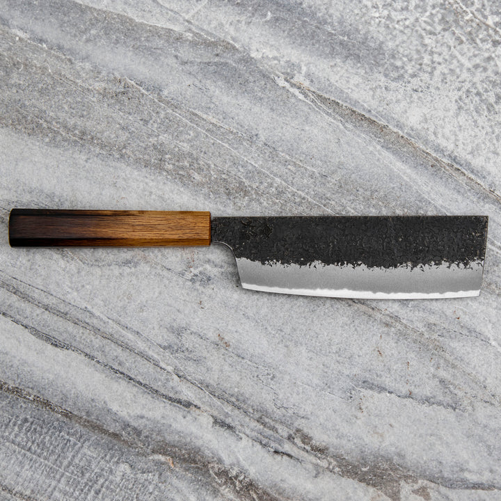 Nakiri 18 cm Sakai Takayuki Homura Guren Kurouchi Aogami#2/Iron