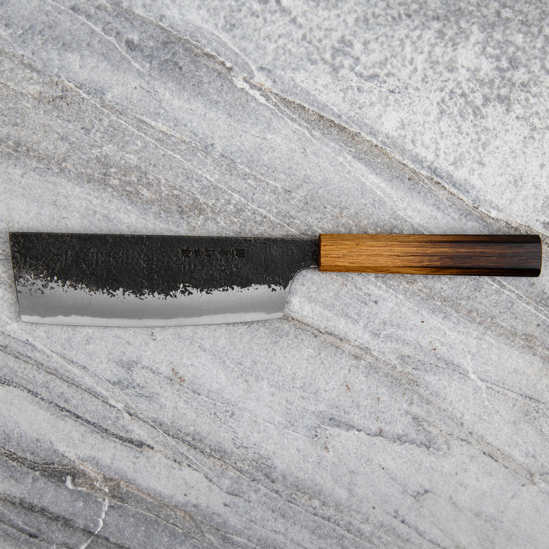 Nakiri 18 cm Sakai Takayuki Homura Guren Kurouchi Aogami#2/Iron