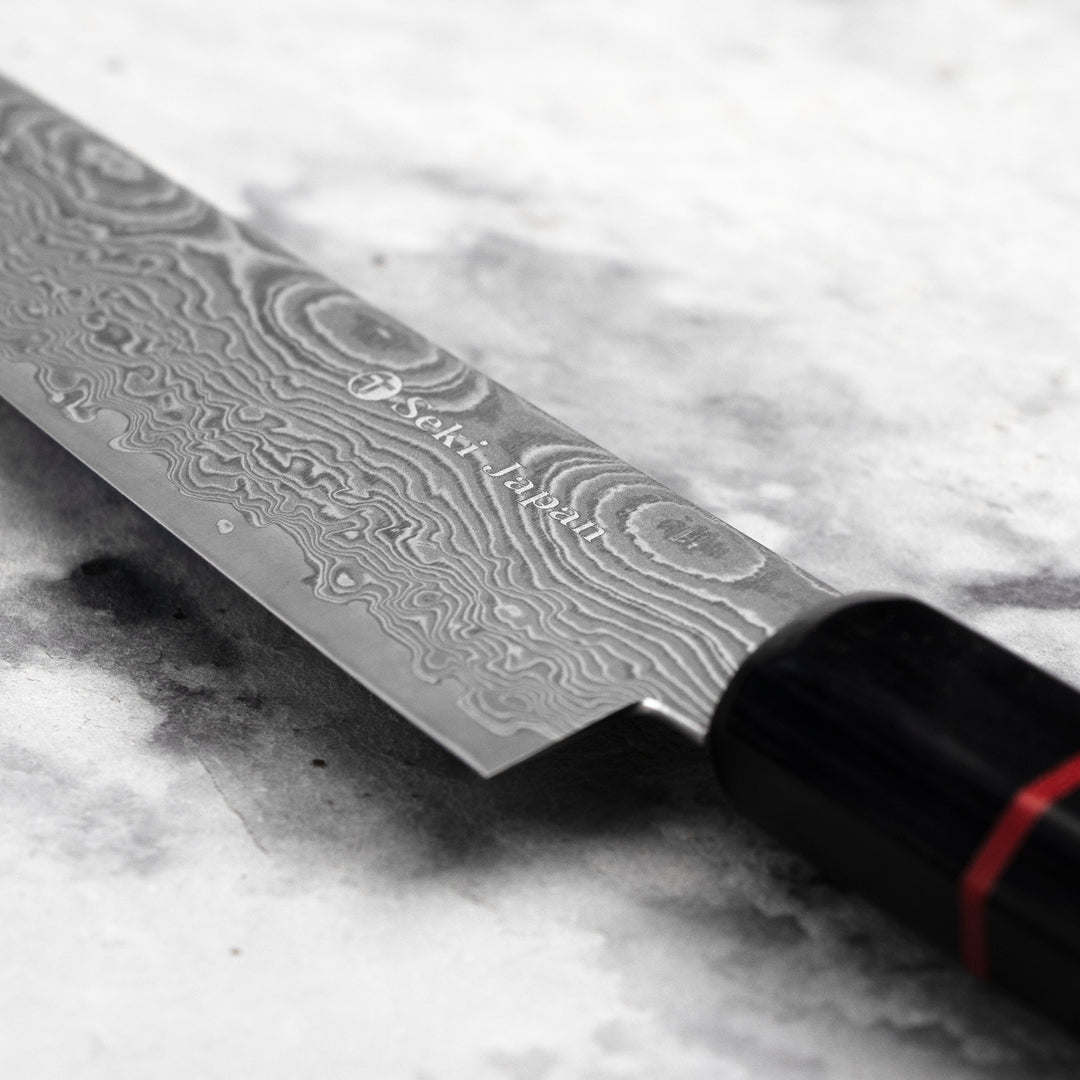 Petty 13,5 cm Seki Kanetsune Namishibuki SG-2 Damscus