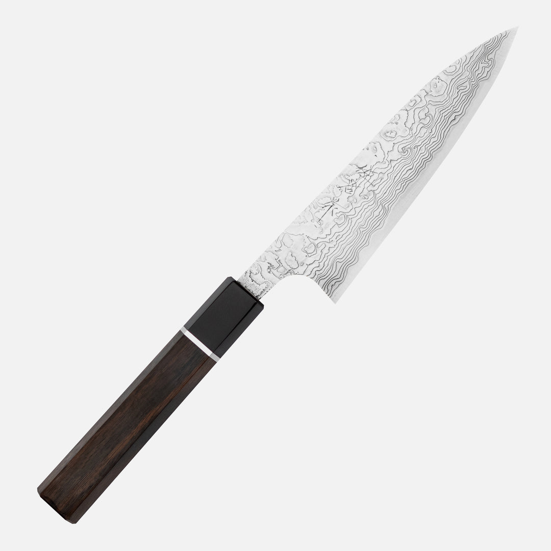 Petty 13 cm Takeshi Saji ME R-2 Damascus