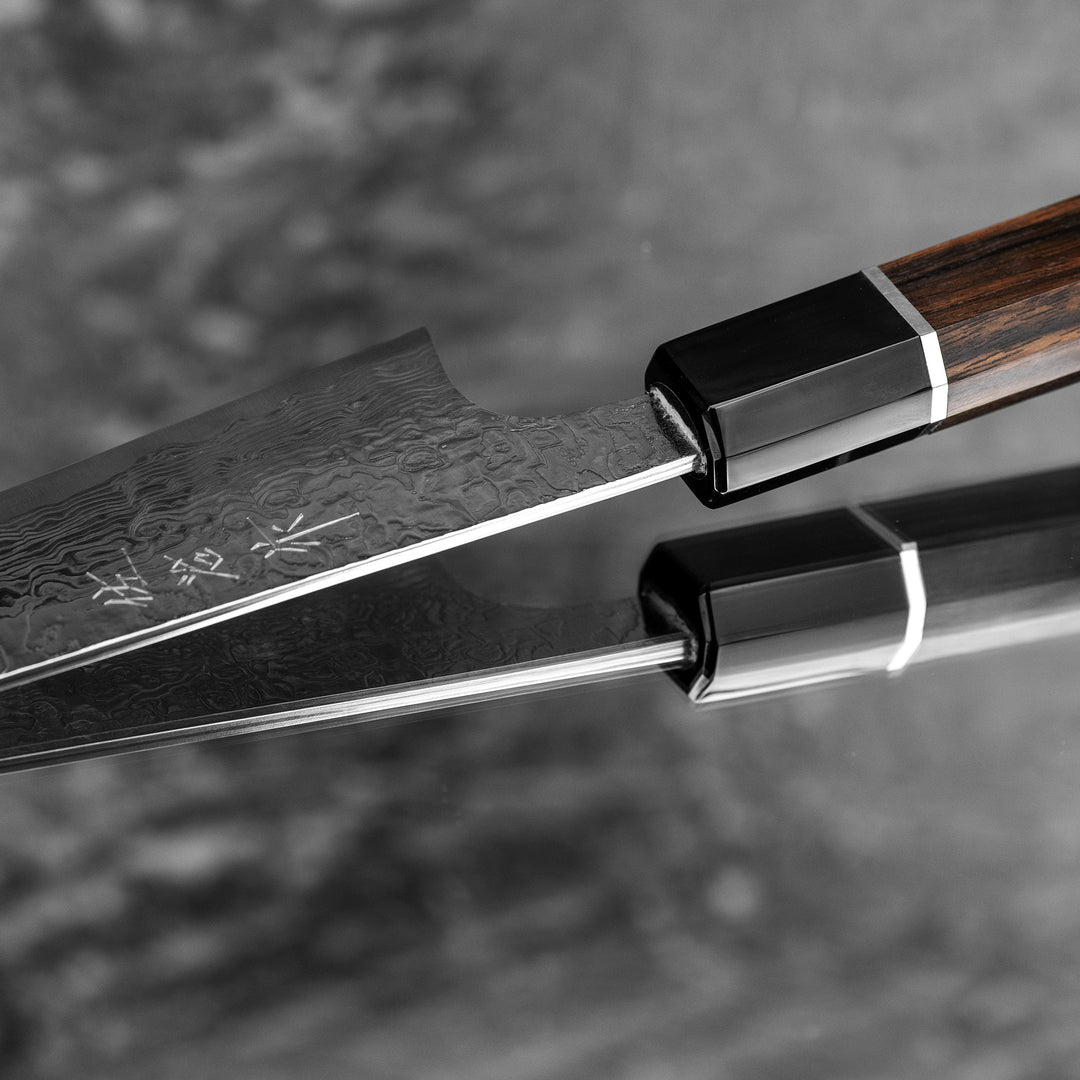 Petty 13 cm Takeshi Saji ME R-2 Damascus