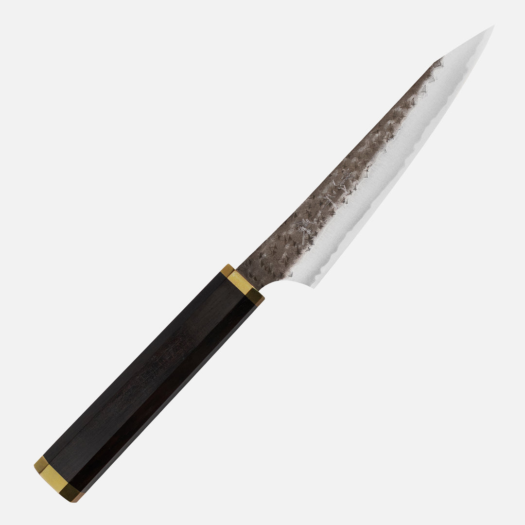 Petty 13 cm Yu Kurosaki Kokusen Brass Aogami Super/SS