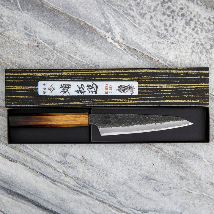 Petty 15 cm Sakai Takayuki Homura Guren Kurouchi Aogami#2/Iron