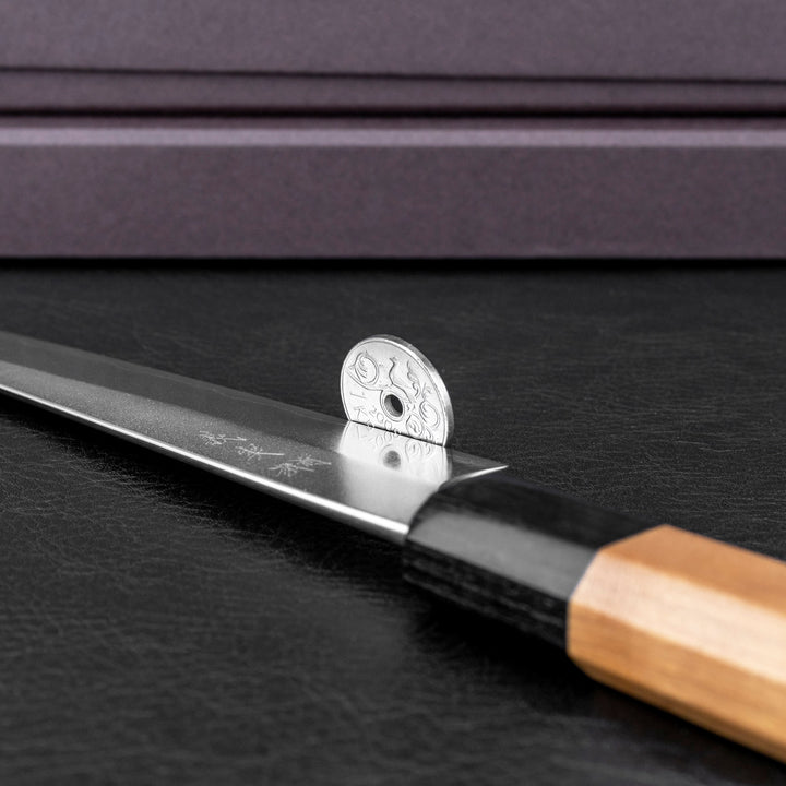 Petty 15 cm Yoshimi Kato Nashiji Ginsan/SS