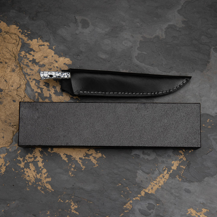 Ryo Nomura Shirogami#2 Damascus Petty White 11,5 cm
