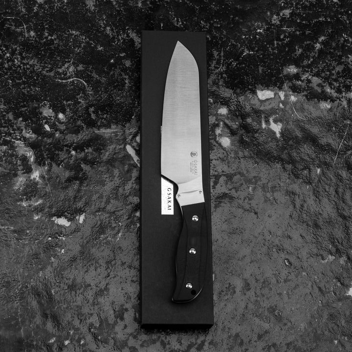 Santoku 16,5 cm G- Sakai G10 Black VG-10