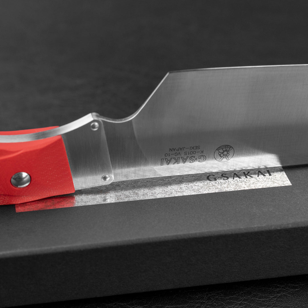 Santoku 16,5 cm G- Sakai G10 Red VG-10