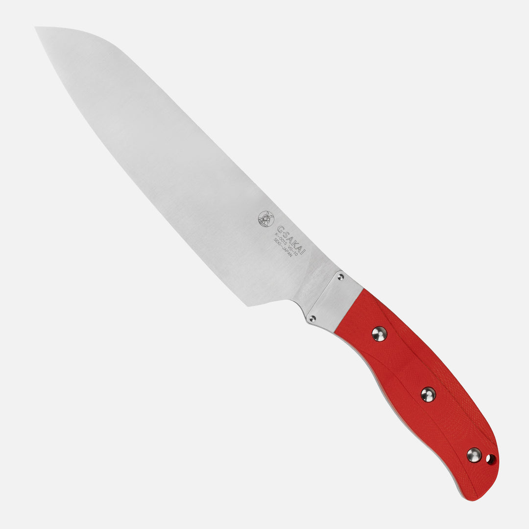 Santoku 16,5 cm G- Sakai G10 Red VG-10