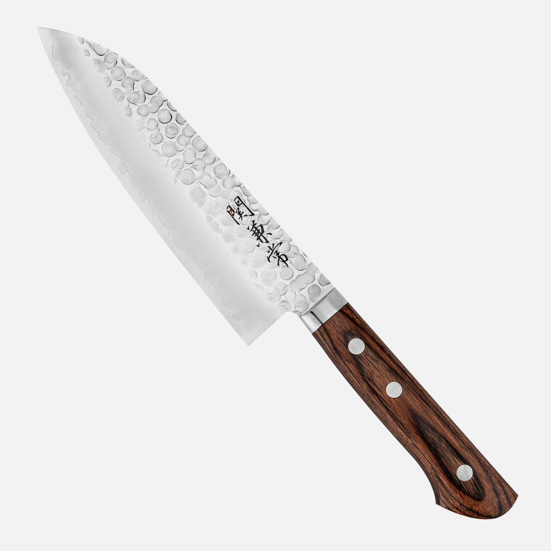 Santoku 16,5 cm Seki Kanetsune 940 Mahogany VG-1