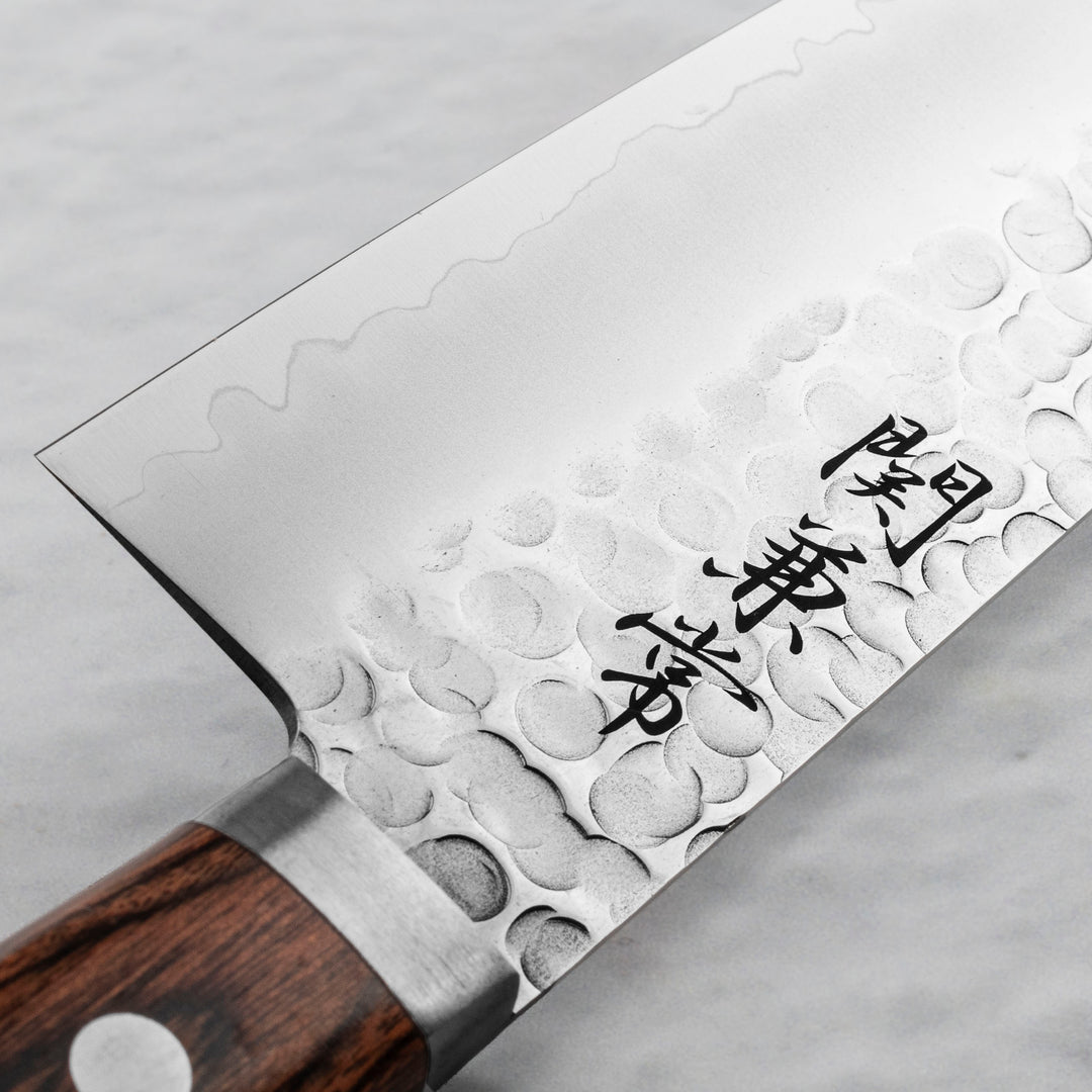 Santoku 16,5 cm Seki Kanetsune 940 Mahogany VG-1