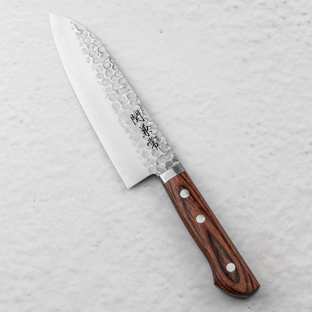 Santoku 16,5 cm Seki Kanetsune 940 Mahogany VG-1