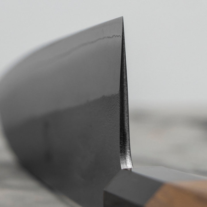 Santoku 16,5 cm Yoshikane Shirogami#2/SS Nashiji