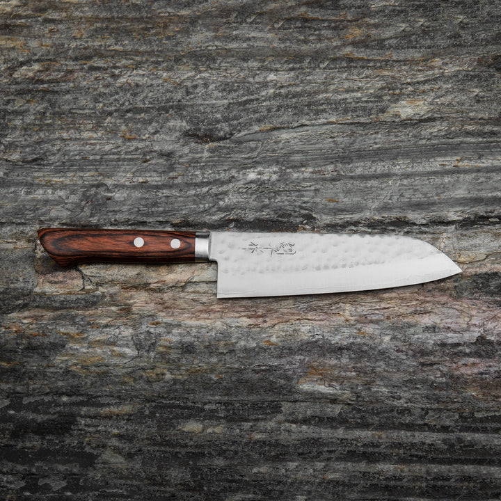 Santoku 17 cm Kunio Masutani VG-1 Hammered