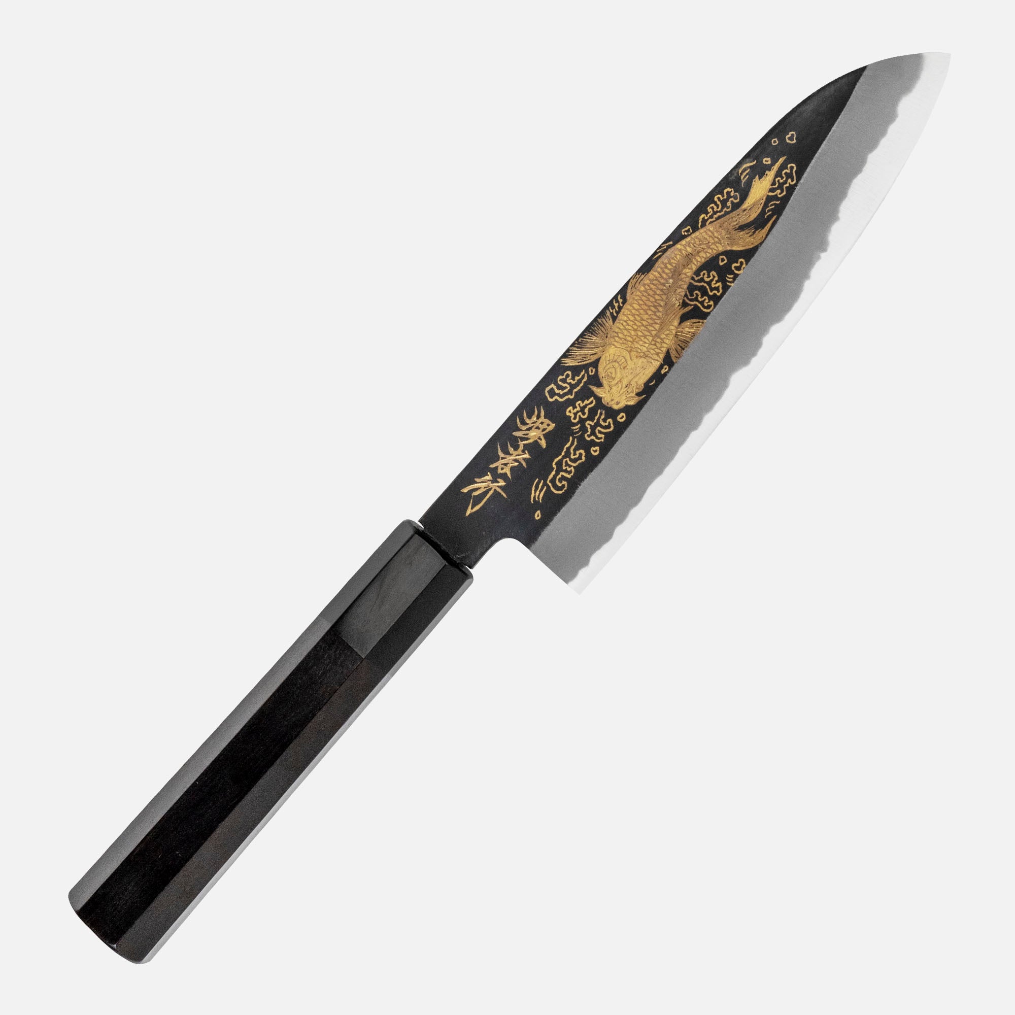 Santoku 17 cm Sakai Takayuki Gold Carp Shirogami#2/Iron – Japan