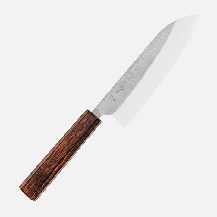 Santoku 17 cm Yoshimi Kato Nashiji Ginsan/SS