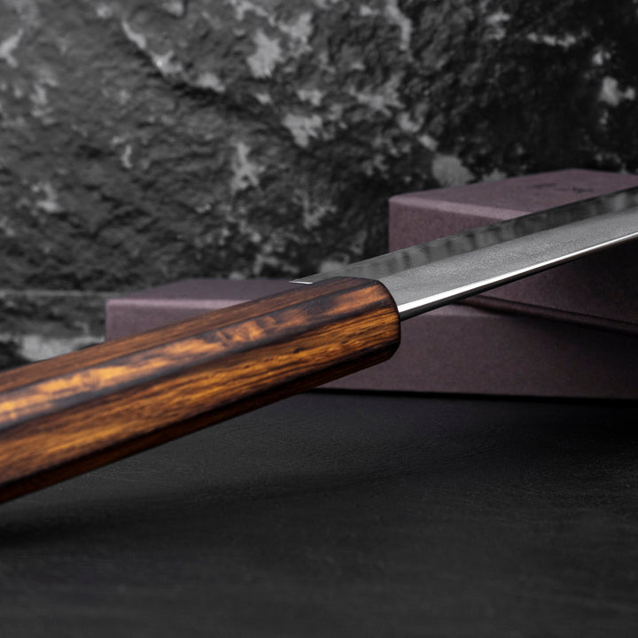 Santoku 17 cm Yoshimi Kato Nashiji Ginsan/SS