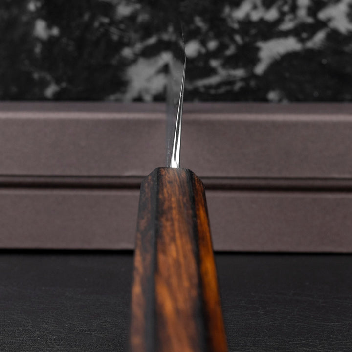 Santoku 17 cm Yoshimi Kato Nashiji Ginsan/SS