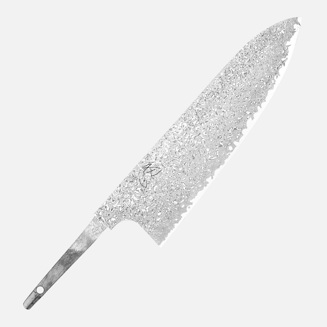 Hatsukokoro Blank Santoku Knife 18 cm