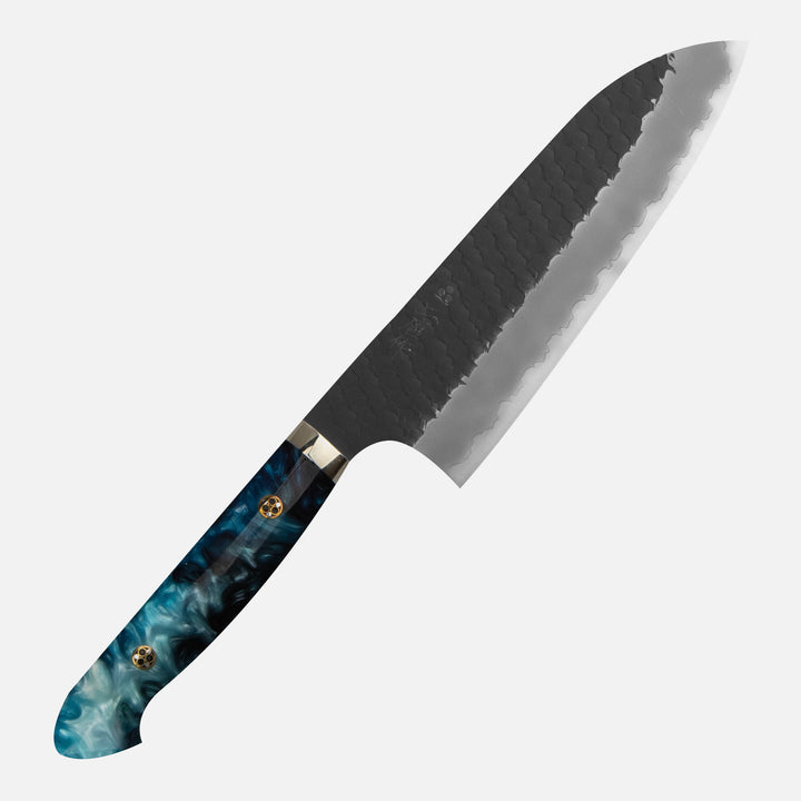 Santoku 18 cm Nigara Hamono SG2 Sky Kurouchi Limited