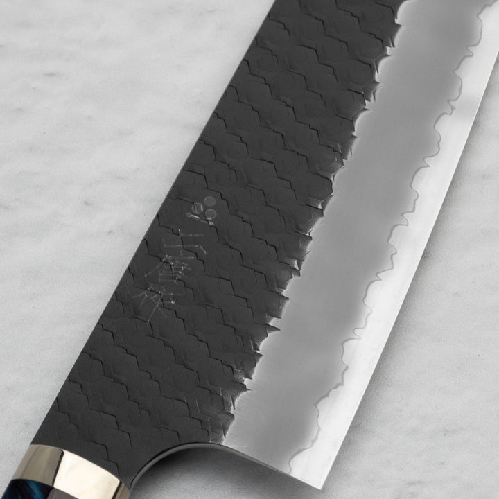Santoku 18 cm Nigara Hamono SG2 Sky Kurouchi Limited