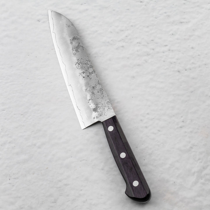 Santoku 18 cm Oul Gingami Nashiji Purple