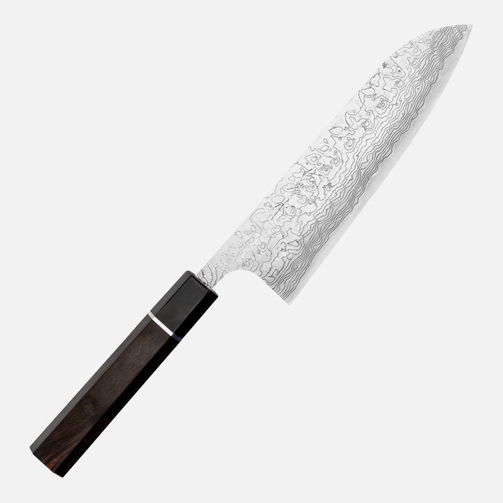 Santoku 18 cm Takeshi Saji ME R-2 Damascus
