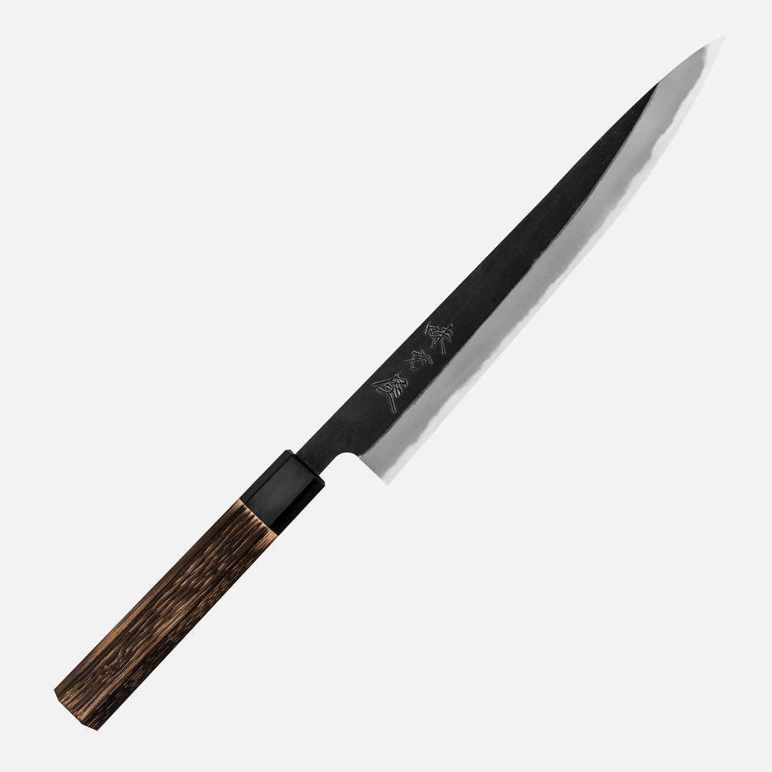 Sujihiki 24 cm Mutsumi Hinoura Shirogami#2/Iron