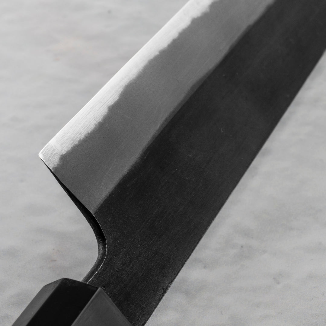 Sujihiki 24 cm Mutsumi Hinoura Shirogami#2/Iron