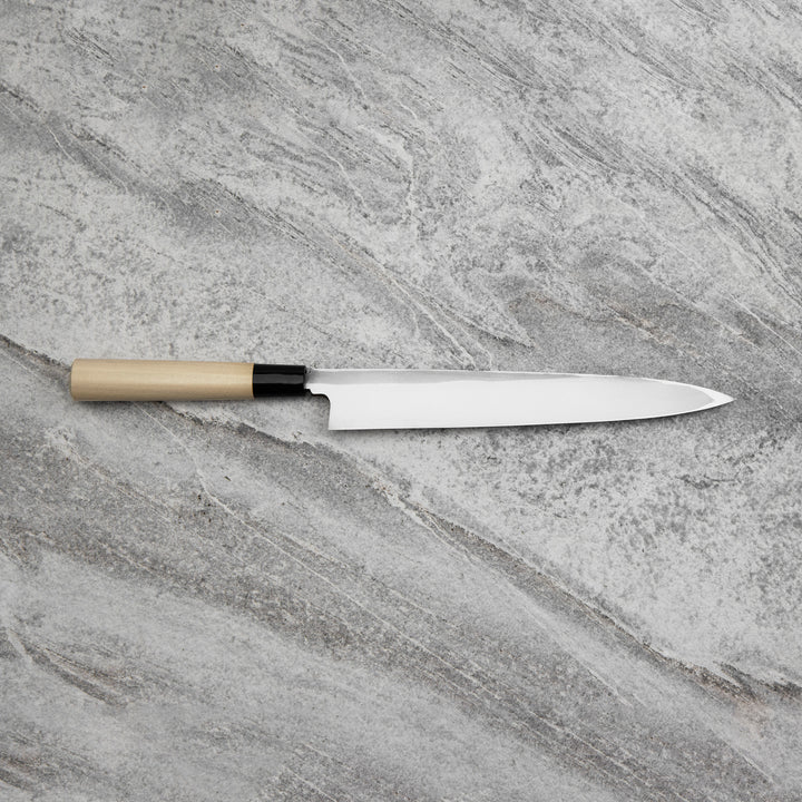 Yanagiba 24 cm Ittetsu Forge Black Shirogami#2 Left Handed