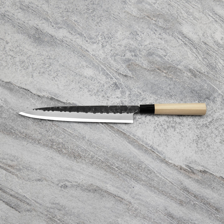 Yanagiba 24 cm Ittetsu Forge Black Shirogami#2 Left Handed